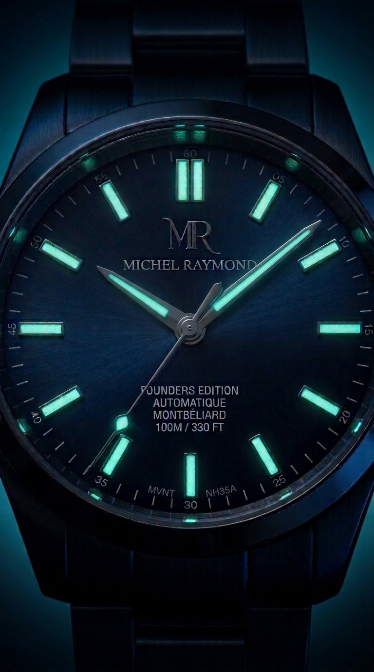 Founders Edition Automatic – Héritage 10ATM, Boitier acier 316L & Mouvement SEIKO NH35A
