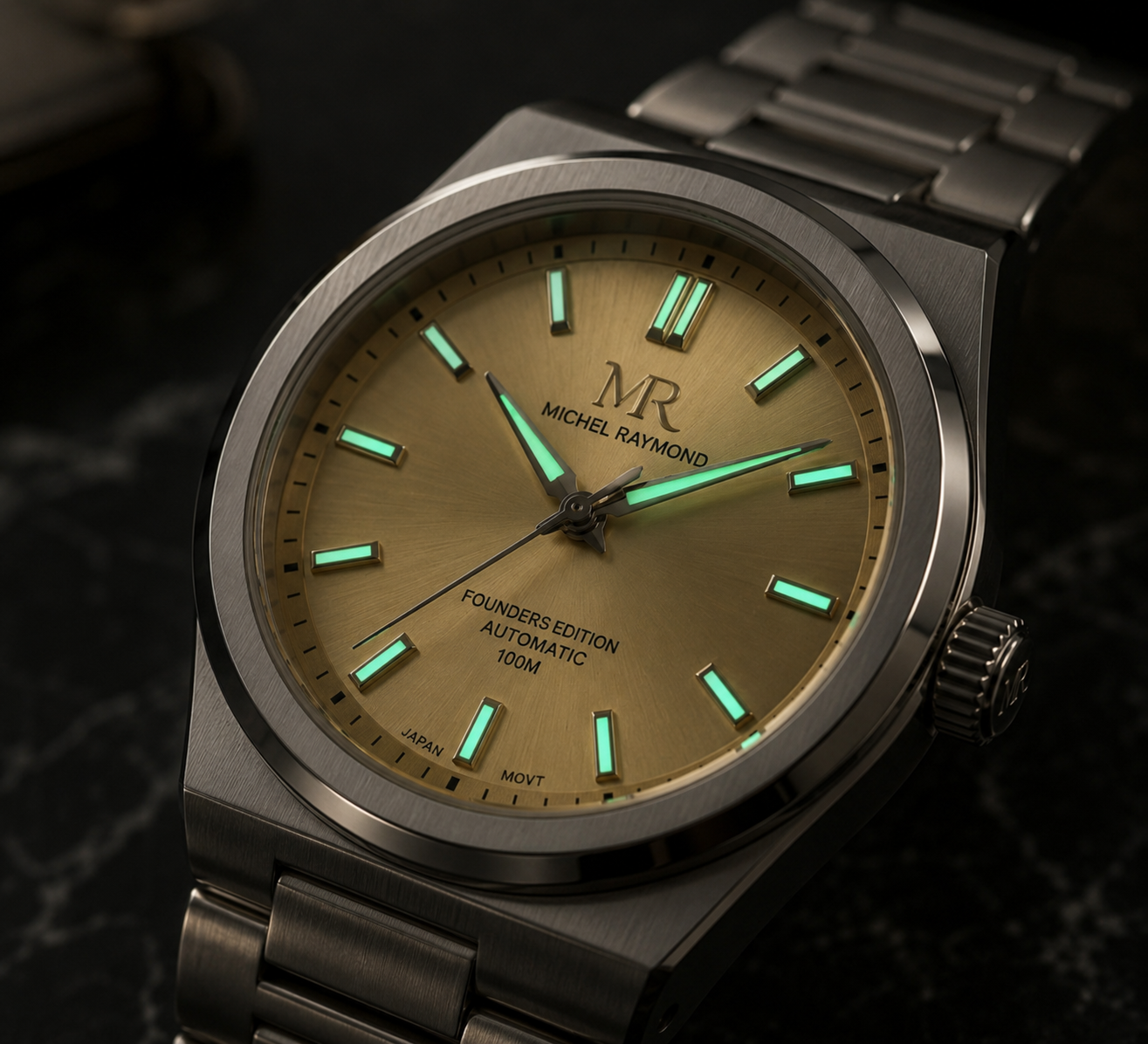 Founders Edition Automatic – Héritage 10ATM, Boitier acier 316L & Mouvement SEIKO NH35A
